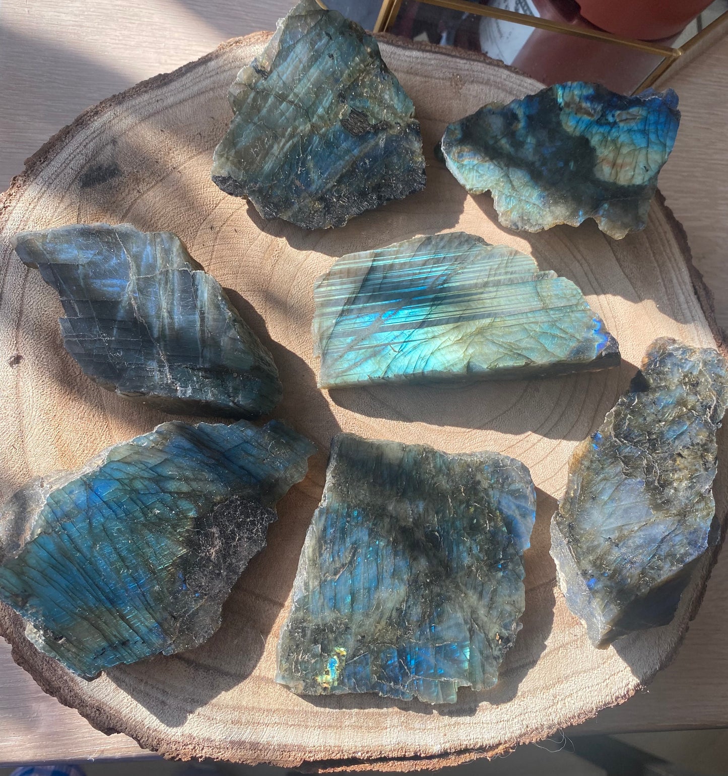 Labradorite Slabs - Blue Flash