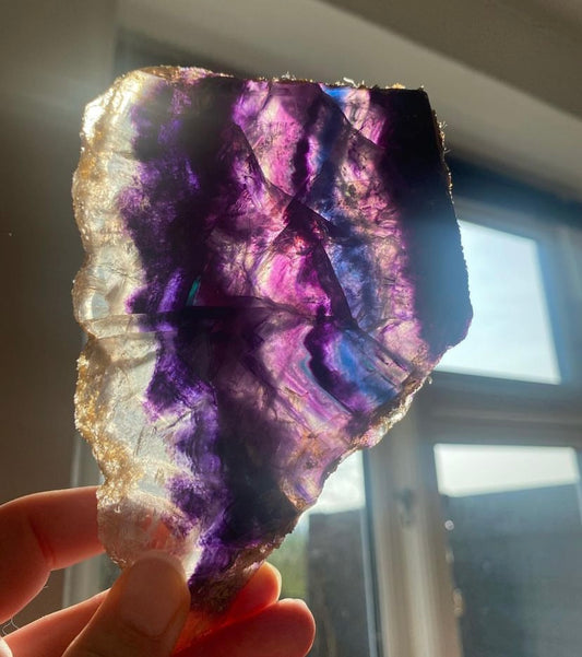 Rainbow Fluorite Slab