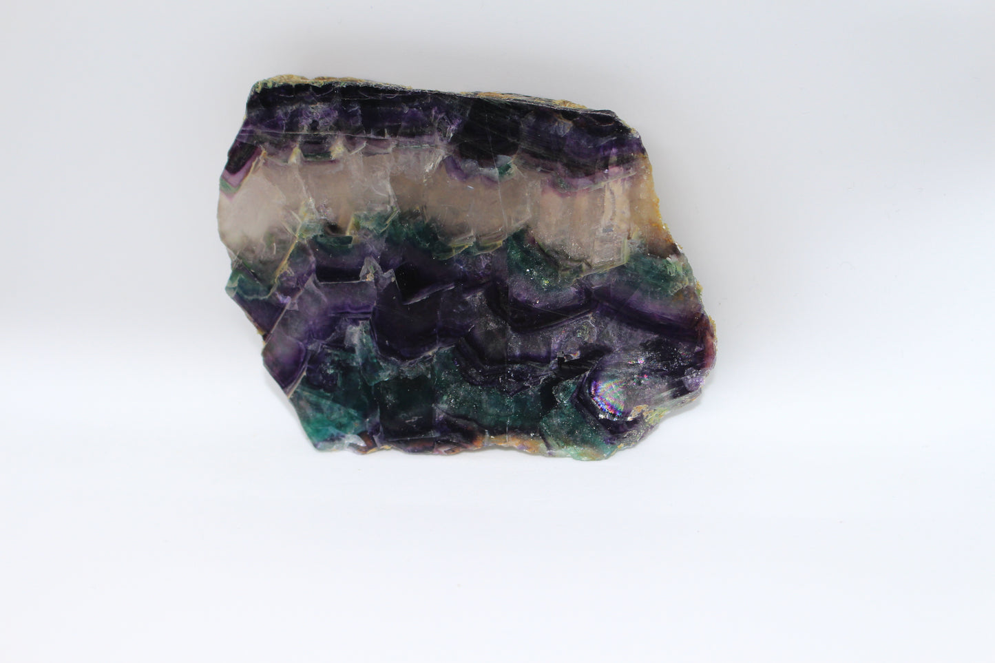 Rainbow Fluorite Slab