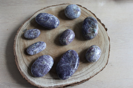 Lepidolite Palmstones